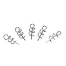 50pcs Soft Lure Baits Hook Pin Spring Fixed Lock Fishing Screw Needle F spTOCA