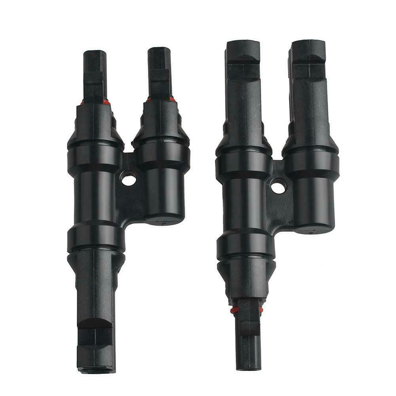 1 Set Solar Panel MC4 T Branch Connectors MFF FMM Wire Photovoltaic Coupler