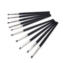 5pcs Silicone Rubber Shapers Polymer Clay Sculpting Modelling Fimo Tools Blac TE