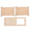 Pack of 3 Sauna Ventilation Grilles Sauna Ventilation Grilles Made of Natural