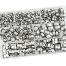 304 Stainless Steel Single Ear Non-Steel Hose Clamp Classification Kit, 128 H7R5