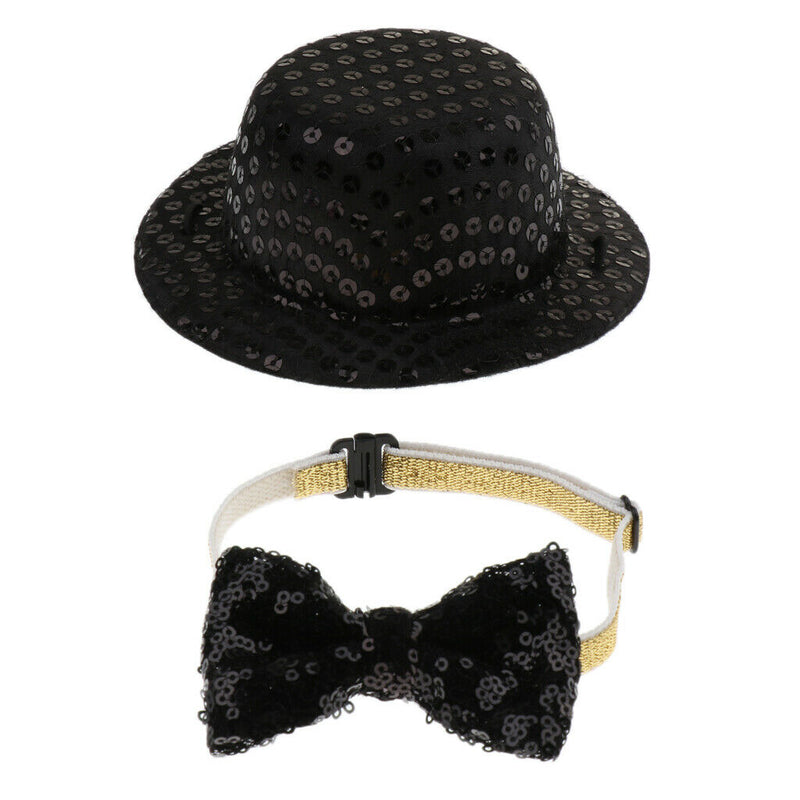 Pet Xmas Costume Accessories Birthday Party Hat Set Headband for Pet from Small