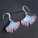 Unique Ginkgo Biloba Plant Leaf Drop Earring For Women Earrings Party Jewelry