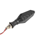 2/4pcs Motorbike LED Turn Signal Lamps Yellow Light Dual-color Flashing Lights