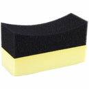 Car Tyre Brush Sponge Tire Dressing Applicator Crescent-shaped Foam Cleanin