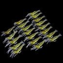 20Pcs SHRIMP Prawn Lure Sea River Fishing Cod Mackerel Salmon Shrimp Baits