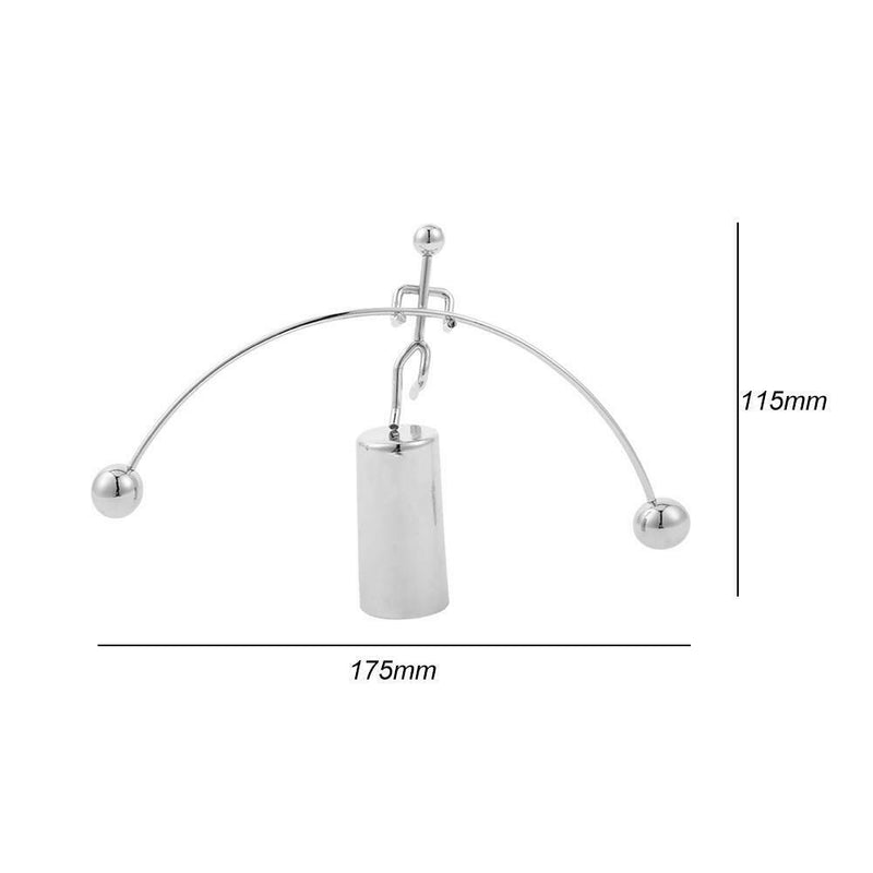 Balance Metal Tumbler Weightlifting Small Iron Man Home Desktop Decor Gifts