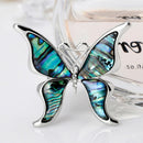 Butterfly Abalone Shell Brooch Pin Wedding Bridal Bouquet  Animal Brooch JCA Gw