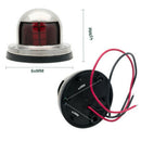 1Pair Marine Bow Light 12V Stainless Steel LED Navigation Side Lights Boat Yacht