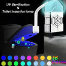 Smart Toilet Light LED Sensor Motion Lamp Led PIR Light Toilet Seat 16 Colo