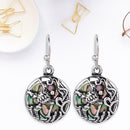 European Hollowed Turtle Dangle Ear Hook Women Drop Earrings Jewelry Gift