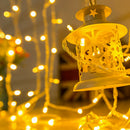 4.35m 40LED Curtain Light String Icicle Light USB Powered Xmas Party Decor A