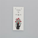 60x Thankyou Flowers Paper Baking Cake Seal Label Hand Made Gift Stickers LJ