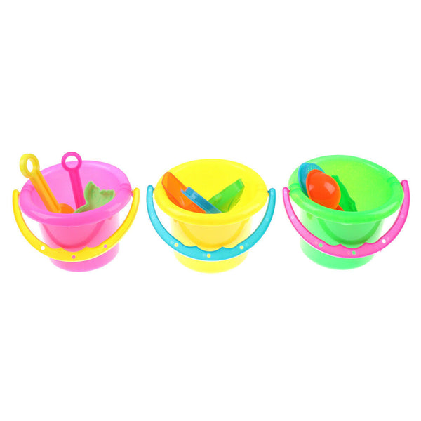 4pcs Tiny Beach Sand Shovel Tool Toys Play sand Bucket For Kids Outdoor Toys   Z