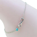 Fashion Bohemian Bead Infinity Charm Chain Anklet Bracelet Barefoot Rewelry  JR