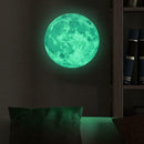 Creative Moon Luminous Wall Stickers Fluorescent Kids Bedroom Decor(Small) A