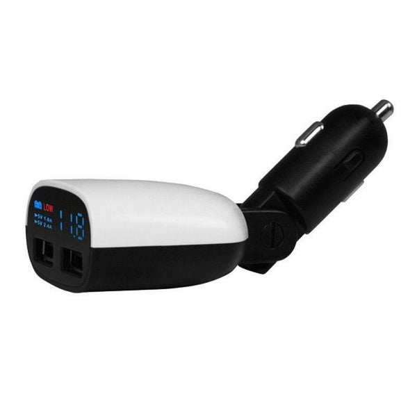 2016 Car Charger Dual USB Plus Adapter Cigarette Lighter LED For All iPad Tablet