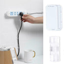 4 PCS Self Adhesive Power Strip Fixator Holder Wall-Mounted Socket Fixer P5R3