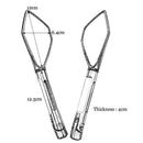Motorcycle Rearview Mirror All Aluminum Case G1B8