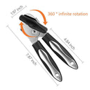 Can Opener Manual Stainless Steel Can Opener Heavy Duty Tin Opener with Lid H9I9