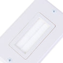 1 PCS White Brush Panel Opening Decor Cable Wire Wall Plate Face PlateB Bj