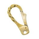 Brass Twisted Hook Keychain Buckle Handmade Decorative Craft Accessories