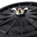 1/2" PT Male Thread Black Plastic 10cm Dia Filter Silencer for Air Compress
