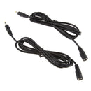 2 Pack DC Power 4.0mmx1.7mm Jack Female to Male Plug Connector Adapter Cable