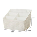 Cosmetics Storage Box, Skin Care Makeup Organizer Display Case, in Rattan A