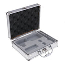 Tattoo Carrying Case Storage Machine Tools Lock Padded Box Organizer Aluminum