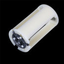 White Parallel AA Battery Adapter Holder 1.5V Case Box Converter 3 AA to D M&O
