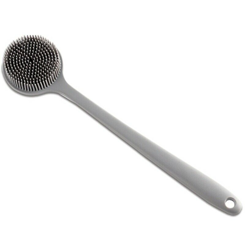 Soft Silicone Back Scrubber Shower, Bath Body Brush With a Long Handle, Bpa X7K1