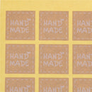 200pcs/lot Round Hand Made Kraft Sealing Stickers Paper Labels Gifts Packagin,a