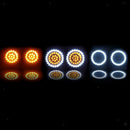 2pcs New 2 Inch Motorcycle  LED Turning Light Panel Replacement Yellow
