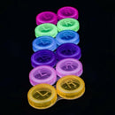 10 x Contact Lens Cases - Colour Coded L and R Soaking Storage Cases, Rando