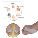2Pcs Silicone Pain Gel Bunion Toe Orthotics Straightener Separator Corrector Int