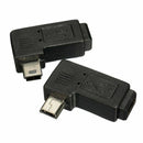 Mini USB Buchse Male auf Micro-USB Stecker 2.0 Female Winkel Adapter 90 deg K9B5