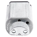 DC1.5V-9V 0.08A 3200RPM Output Speed Micro Vibrating Motor, 18x15x12mm Silv P4W2