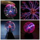 4" Glass Nebula Plasma Ball Sphere Globe Lamp Touch Motion Disco Party Light