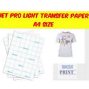 A4Size Inkjet Iron on T-shirt transfer paper fornon-cotton light color clothe Cy