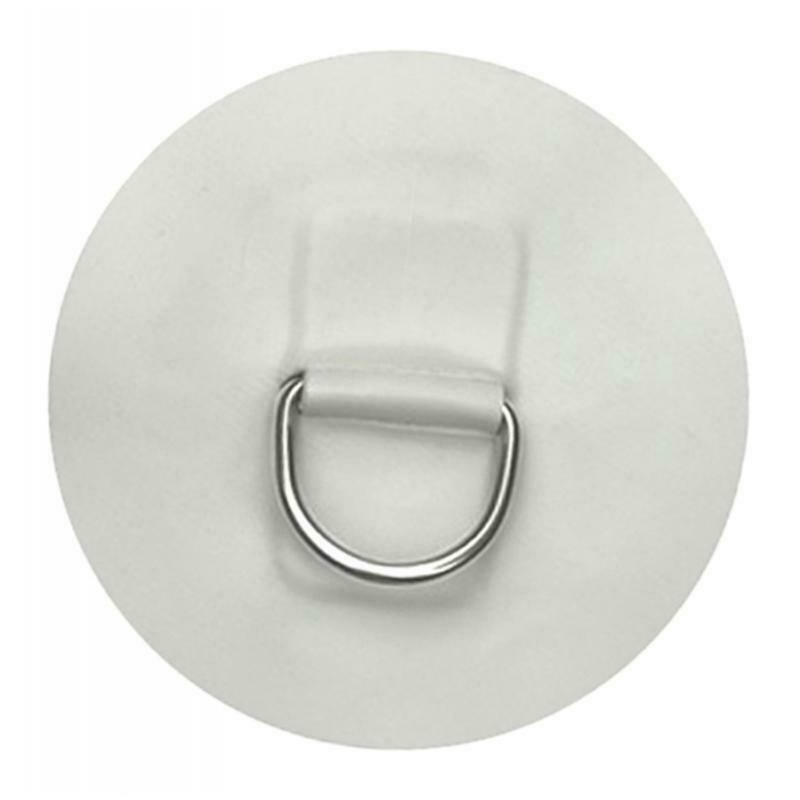 Quality 4"StainlessSteel Inflatable Boat Kayak Dinghy D-RING PVC Patch PVC