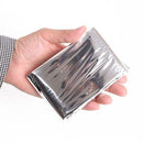 2 Pcs Emergency Survival Space Rescue Thermal Mylar Blankets for Camping 51x82"
