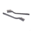 3x Steel Brush Set Small Cleaning Brushes Wire Rust Sparks Wheels Scrub Tool 3C