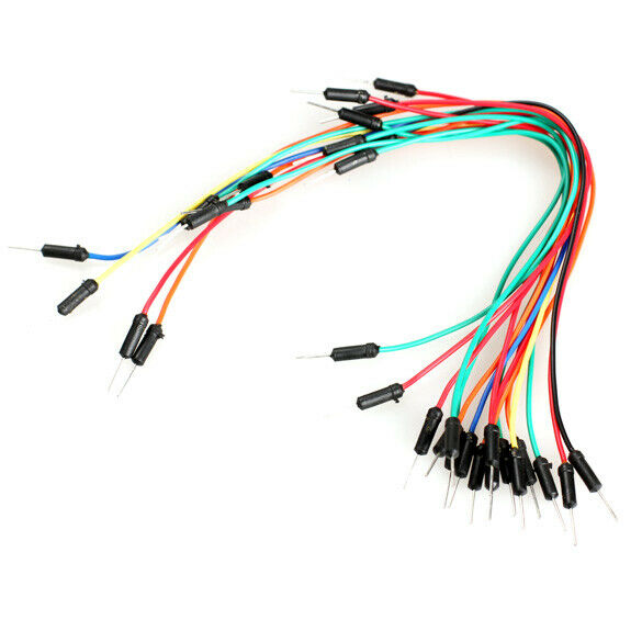 65PCS Male to Male Solderless Breadboard Jumper Cable Wires for Arduino