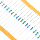 1280pcs 1 Ohm - 10M Ohm 1% Tolerance 1/4W Film Resistors Resistance Assortment