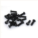 M6x20mm Button Head Hex Socket Cap Screw Bolt Black 50pcs