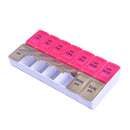 Large 7 Day Twice Daily (AM,PM) Pill Box Medicine Organiser With 14 Compartments