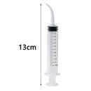 2PCS Disposable Dental Irrigation Syringe With Curved Tip Tooth Whitening
