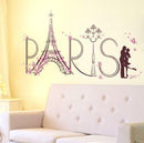 Home Decor Rooms Removable Paris Eiffel Tower Art Decals Wall Stickers DIY Gifts