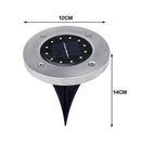 12 Led Solar Power Buried Light Ground Lamp Outdoor Path Way Garden Decorat